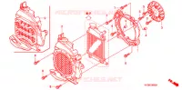 VENTILATORE E COPERCHIO RADIATORE per Honda AIRBLADE 110 2007