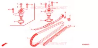 CATENA CAMMA/TENSIONE per Honda CLICK 110 FRONT DISK, SPOKED WHEELS 2009