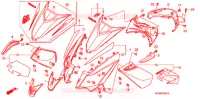 COPERTURA ANTERIORE (ANC1109/ACA110A) per Honda CLICK 110 FRONT DISK, SPOKED WHEELS 2009