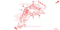 PARAFANGO POSTERIORE per Honda SCOOPY 110 2018