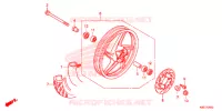 RUOTA ANTERIORE (ACF110CBT) per Honda SCOOPY 110 2018