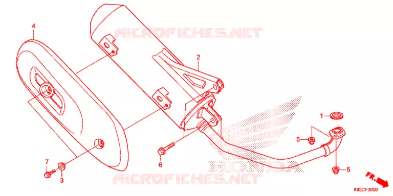 SMORZATORE SCARICO Honda SCOOTER 110 SCOOPY 2018  ACF110CBTJ
