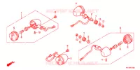 FRECCIA per Honda SCOOPY 110 2012