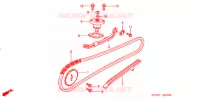 CATENA CAMMA/TENSIONE per Honda WAVE 125 S, Spoked Wheels 2007