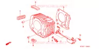 CILINDRO per Honda WAVE 125 S, Spoked Wheels 2007
