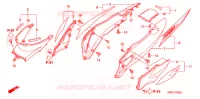 COPERTURA CORPO (1) per Honda WAVE 125 S, Spoked Wheels 2007