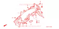 PARAFANGO POSTERIORE (1) per Honda WAVE 125 S, Spoked Wheels 2007