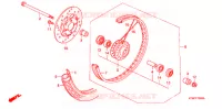 RUOTA ANTERIORE (1) per Honda WAVE 125 S, Spoked Wheels 2007