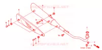 SMORZATORE SCARICO (1) per Honda WAVE 125 S, Spoked Wheels 2007