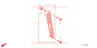 CUSCINO POSTERIORE per Honda SCOOPY 110 2012