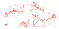 FRECCIA per Honda SCOOPY 110 2012