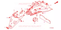 PARAFANGO POSTERIORE per Honda SCOOPY 110 2012