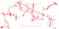 PIEDE D'APPOGGIO per Honda SCOOPY 110 2012