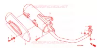 SMORZATORE SCARICO per Honda SCOOPY 110 2012