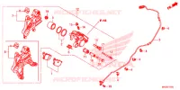 CALIBRO FRENO POSTERIORE per Honda AFRICA TWIN 1100 DCT ADVENTURE 2020
