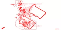 COPERTURA TESTA CILINDRO per Honda AFRICA TWIN 1100 DCT ADVENTURE SPORT LOWER 2020