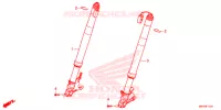 FORCELLA ANTERIORE (CBR1000SP) per Honda CBR 1000 RR SP BREMBO 2021