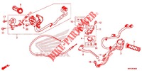 LEVA MANIGLIA/INTERRUTTORE/CAVO per Honda CBR 1000 RR SP BREMBO 2021