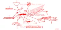 MARCHIO/STRISCIA (1) per Honda CBR 1000 RR SP BREMBO 2020