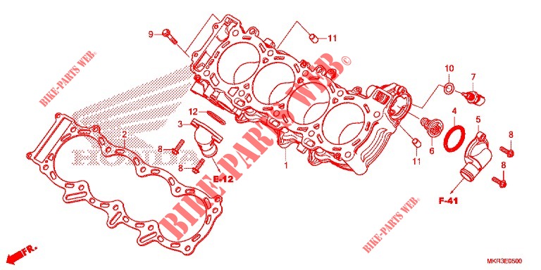 CILINDRO per Honda CBR 1000 RR SP BREMBO 2020