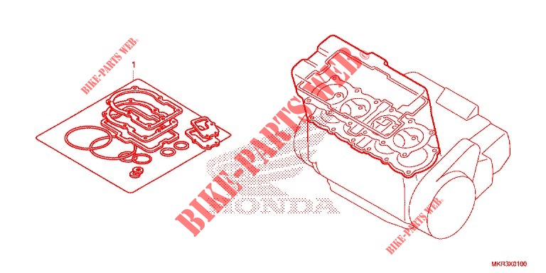 CORREDO A GUARNIZIONE per Honda CBR 1000 RR SP BREMBO 2020