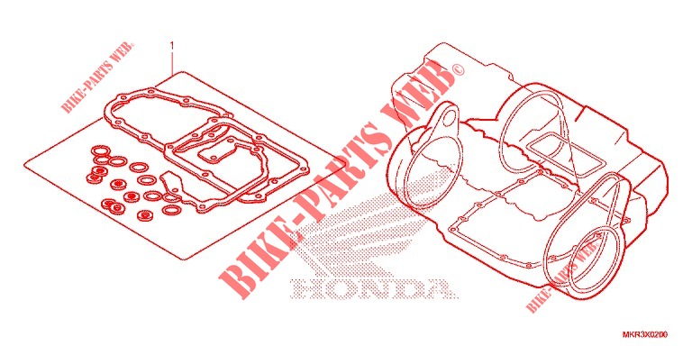 CORREDO B GUARNIZIONE per Honda CBR 1000 RR SP BREMBO 2020