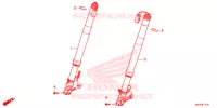 FORCELLA ANTERIORE (CBR1000SP) per Honda CBR 1000 RR SP BREMBO 2020