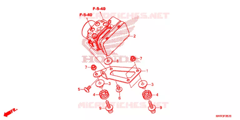 MODULATORE ABS Honda MOTO 1000 CBR 2020  CBR1000SPL