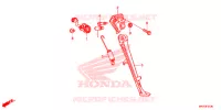 PIEDE D'APPOGGIO per Honda CBR 1000 RR 2020