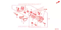 CALIBRO FRENO POSTERIORE per Honda SH 150 ABS D 3ED 2020