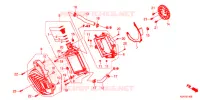 RADIATORE per Honda SH 150 ABS D 3ED 2020