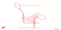 SPECCHIETTO per Honda SH 150 ABS D 3ED 2020