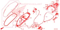 SEDILE/SCATOLA BAGAGLI per Honda SH 150 ABS D 5ED 2020