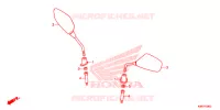 SPECCHIETTO per Honda SH 150 ABS D 5ED 2020