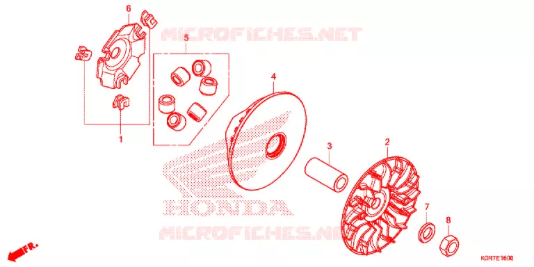 FACCIA AVVIAMENTO Honda SCOOTER 150 SH 2020  SH150ADL
