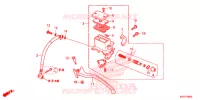 POMPA FRENO POSTERIORE per Honda SH 150 ABS D ED 2020