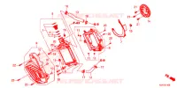 RADIATORE per Honda SH 150 ABS D ED 2020