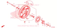 RUOTA ANTERIORE per Honda SH 150 ABS D ED 2020