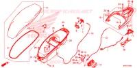 SEDILE/SCATOLA BAGAGLI per Honda SH 150 ABS D ED 2020