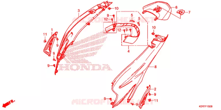COPERTURA CORPO Honda SCOOTER 125 SH 2021  SH125ADL