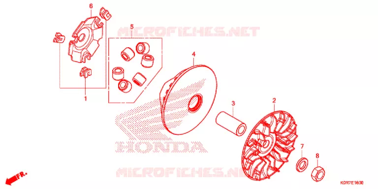 FACCIA AVVIAMENTO Honda SCOOTER 125 SH 2021  SH125ADL