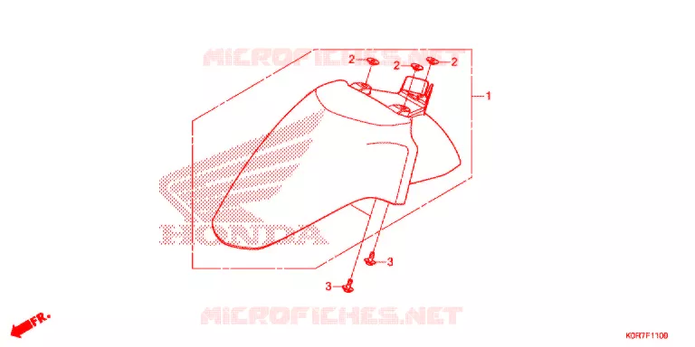 Guardabarros Delantero Negro Brillante IDEA Para HONDA SH 125/150 (2017-2022) – MPN 14005