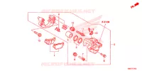 CALIBRO FRENO POSTERIORE per Honda SH 125 ABS D 3ED 2021
