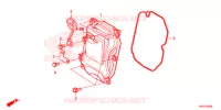 COPERTURA TESTA CILINDRO per Honda SH 125 ABS D 3ED 2021