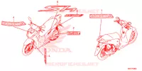 MARCHIO per Honda SH 125 ABS D 3ED 2021