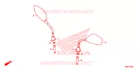 SPECCHIETTO per Honda SH 125 ABS D 3ED 2021