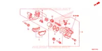 CALIBRO FRENO POSTERIORE per Honda SH 125 ABS D 4ED 2021