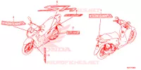 MARCHIO per Honda SH 125 ABS D 4ED 2021