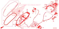 SEDILE/SCATOLA BAGAGLI per Honda SH 125 ABS D 4ED 2021