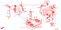 SERBATOIO COMBUSTIBILE per Honda SH 125 ABS D 4ED 2021